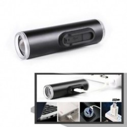 1X (10W kerékpár kerékpár fényszóró első lámpa USB töltésű éjszakai lovas lámpatest K6F4