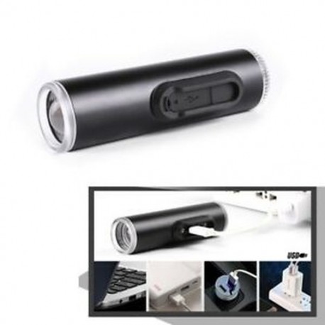 1X (10W kerékpár kerékpár fényszóró első lámpa USB töltésű éjszakai lovas lámpatest K6F4