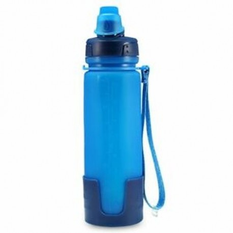 4X (500 ml összecsukható szilikon vizes palack szilikon hajtogató vízforraló szabadtéri Q5A7