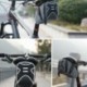 4X (Wheel Up vízálló kerékpár nyeregtáska, könnyű horogkerékpár csővel, hátsó TaI8T2