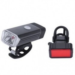 9X (Kerékpáros LED-es fényszóró   Biztonsági figyelmeztető lámpa USB-vel való kerékpáros zseblámpához Re E1K6