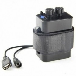 8X (6 szekció 18650 akkumulátor doboz 18650 akkumulátor csomag 5VUSB / 8,4VDC dual interfa P1J1
