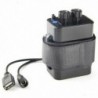 8X (6 szekció 18650 akkumulátor doboz 18650 akkumulátor csomag 5VUSB / 8,4VDC dual interfa P1J1