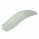 50x 1,6 cm-es csali horgászcsikó Grub Soft Baits Worms Noctilucent Night Glow W2R6