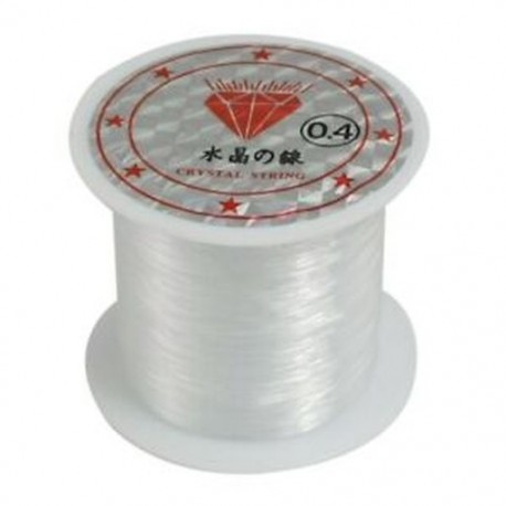 34Lbs 0,4 mm átmérőjű menetes átlátszó nylon halas horgászcső A5L6