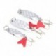 5cm / 15g horgászkanál csalás flitter Paillette fém kemény csali horogkezelő Sil L5W4