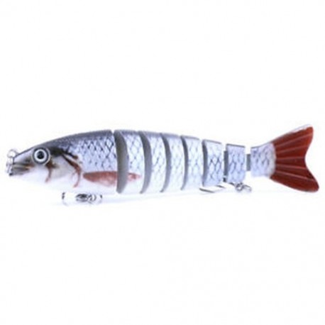 Többrészes bionikus csali karton csomagolás 12,7 cm 18g fehér vörös farok W4O Q4B7