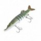 10 cm / 4 hüvelykes, 15,5 g-os bionikus, reális, kemény, több szegmensű, csali basszusgitár Walleye Ye N8C3