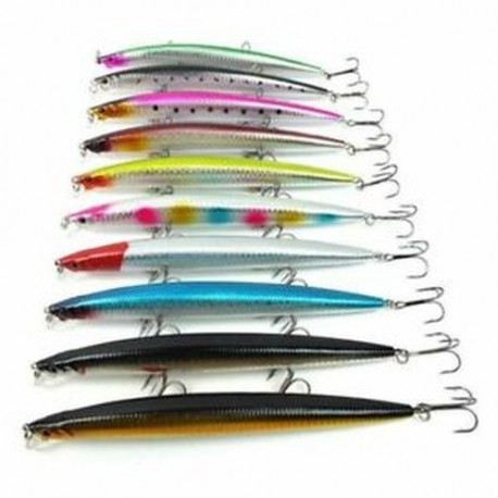 10db / készlet 18cm 26g Nagyméretű csalikínó tengeri horgászfelszerelés Mesterséges P4L5
