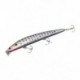 5X (145 mm-es 19g 3D VIB minow horgászcsaló-basszus kemény csali 3 horoggal fém Ba L2B2