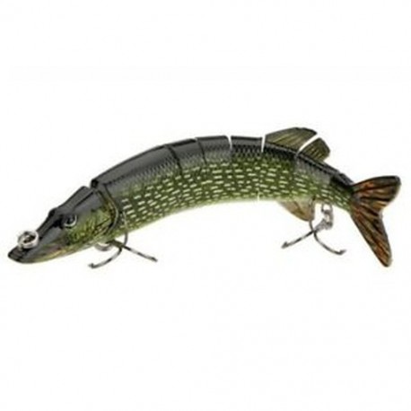 5X (20 cm-es 66g 8-szegmenses, többszörös illesztésű, ponty pontyos horgászcsapda, Crankba B7N1 Swimbait