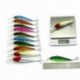 5X (11 G horgászcsalók Mini / fém VIB / Minnow csalikkal kemény plazma X9B4