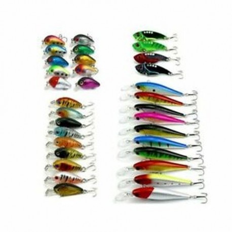 6X (11 G horgászcsalók Mini / fém VIB / Minnow csalikkal kemény plazma U6T1
