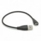 Fekete USB töltő töltő kábel kábele Fitbit töltésű HR tevékenységhez Csuklópánt BT