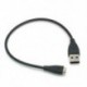 Fekete USB töltő töltő kábel kábele Fitbit töltésű HR tevékenységhez Csuklópánt BT
