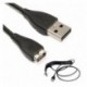 1X (1M hosszú USB-töltő töltőkábel fititbit töltéshez HR csuklópántos merevítővel C3K7