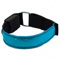 LED biztonsági fényvisszaverő öv heveder Snap Wrap karszalag karszalag Futó bracel T1E4
