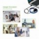 Töltőkapocs a Fitbit Alta-hoz - Cserélhető USB-töltő adapter töltővezetéke X4K5