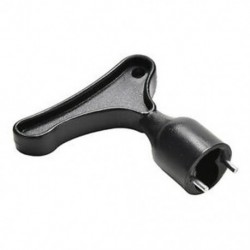 Golf Spike csavarkulcs fogaskerék nélküli típusú fekete műanyag markolatú Golf cipő Spike Wrench W4A1