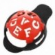 1 x golfgömb jelölő alap különböző sablonokkal - piros és fekete J6V9