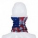 4X (Arcvédő amerikai 3PCS, amerikai zászló bandana, varrat nélküli arcmaszk, NeckY8L3