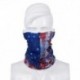 5X (Arc pajzsok Amerikai 3PCS, Amerikai zászló bandana, Varrat nélküli arcmaszk, Nyak W7E5