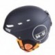 Propro Black L Ski sisak Ultra könnyű, integráltan öntött felnőtt meleg sisak Me Q8W7