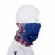 6X (Arc pajzsok Amerikai 3PCS, Amerikai zászló bandana, Varrat nélküli arcmaszk, Nyak N4M5