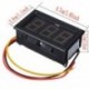 Kék - DC 3 vezetékes LED digitális kijelző panel voltmérő feszültség voltmérő autós motor BT