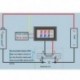 Voltmérő ampermérő digitális multiméter panelmérő 4,5 x 2,7 x 2 cm ÚJ G1M2