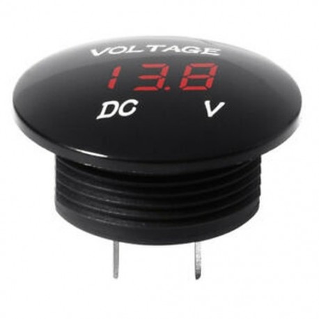 12–24 V DC motormérő motorkerékpár LED piros vízálló voltmérő Bl G3A3