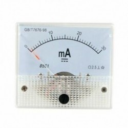 DC 0-30MA analóg árammérő ampermérő 85C1 30MA, fehér V5S4