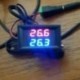 0,56 hüvelykes piros   kék dupla kijelzős digitális LED hőmérő hőmérő W I9J2
