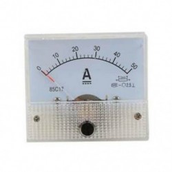 DC 0-50A analóg ampermérő ampermérő áram panel   50A 75mV U3Q3 sönt ellenállás