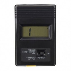 1X (TM-902C LCD hőmérő hőmérsékletmérő K típusú érzékelő Z3P6)