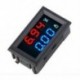 3 db-os LED digitális DC 0-100 V 10A feszültségű erősáramú mérőpanel kettős voltmérő E8V3
