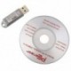 USB hőmérő PC laptopokhoz. N6O1 környezeti hőmérséklet-érzékelő