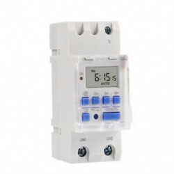 Sinotimer 30A nagy terhelésű, 220 V-os, 7 napos digitális programozható időkapcsoló relé T9U2