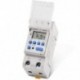 Sinotimer 30A nagy terhelésű, 220 V-os, 7 napos digitális programozható időkapcsoló relé T9U2