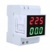 1X (Digitális Din-sínű LED feszültségmérő árammérő AC80-300V 0 J6X8 voltmérő)