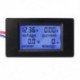 1X (DC 6,5-100 V 0-100A LCD kijelző Digitális áram feszültség Teljesítmény energiamérő W1U1