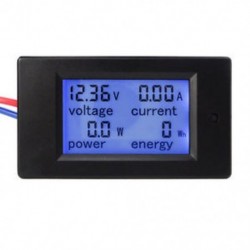 1X (DC 6,5-100 V 0-100A LCD kijelző Digitális áram feszültség Teljesítmény energiamérő W1U1