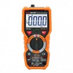 PEAKMETER PM18C digitális multiméter feszültségáram-ellenállásmérő sapka W6E5