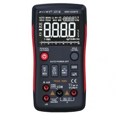 1X (ZOYI ZT-X digitális multiméter váltóáramú voltmérő valódi rms automatikus tartomány multimédia X7B9