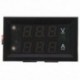 6X (DC 4.5-30V 100A kettős piros   kék LED-es digitális voltmérő ampermérő Volt erősítő Met Q7I3