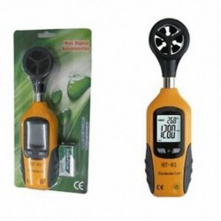 6X (szélmérő, digitális mini LCD szélsebességmérő légáramlásmérő és Tem N8B9