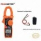 3X (PEAKMETER PM2118S hordozható intelligens AC / DC bilincsmérő multiméter Z2Y9 váltóáram