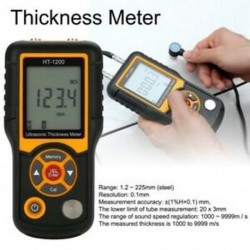 2X (Hti HT-1200 digitális LCD ultrahangos vastagságmérő teszter mérőműszer Measurin B9M8