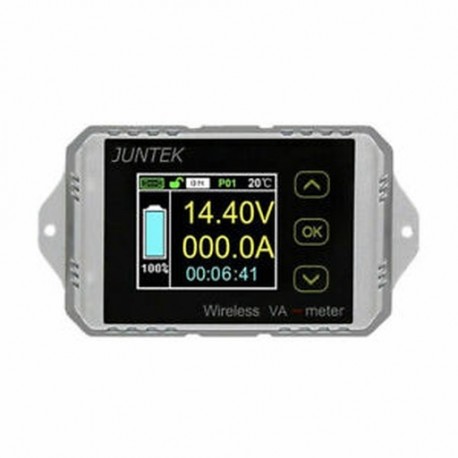 8X (Juntek Vat1300 100V 300A vezeték nélküli feszültség és árammérő J8V5 autós akkumulátor