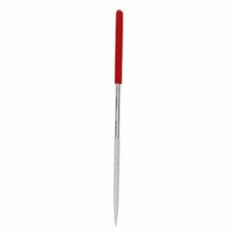 Lapidary ékszerész kerek patkány farkú gyémánt fájlok 5 mm x 180 mm ezüst tónusú piros F2M7